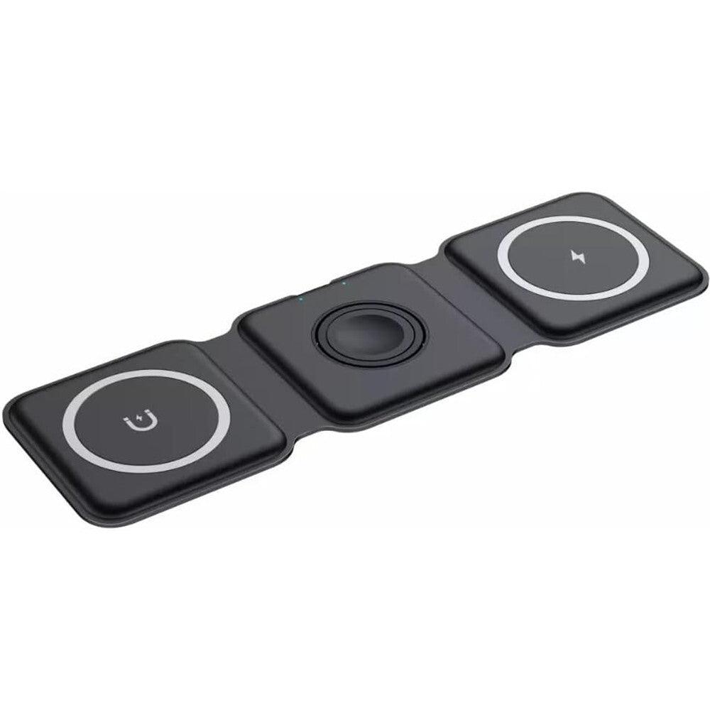 3In1 Wireless Charger Foldable Mat Pad for Apple Watch Air Pods Iphone 14 Max